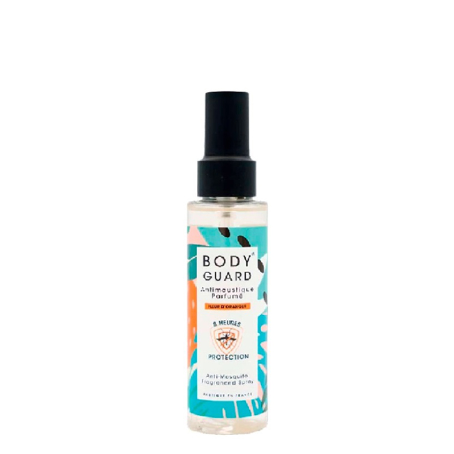 BodyguardOrangeBlossomFragrancedAnti-MosquitoSpray100ml Bodyguard Spray Repelente Mosquitos Flor de Laranjeira 100ml - Image 1