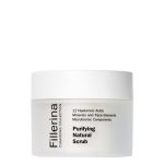 Tube of Fillerina Purifying Natural Scrub by Fillerina, a natural scrub indicated for skin renewal and purification.