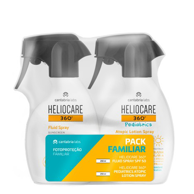 Heliocare360oMineralToleranceFluidSPF50Duo2x50ml ヘリオケア 360º ミネラル トレランス フルイド SPF50 デュオ 2x50ml - 画像 (1)