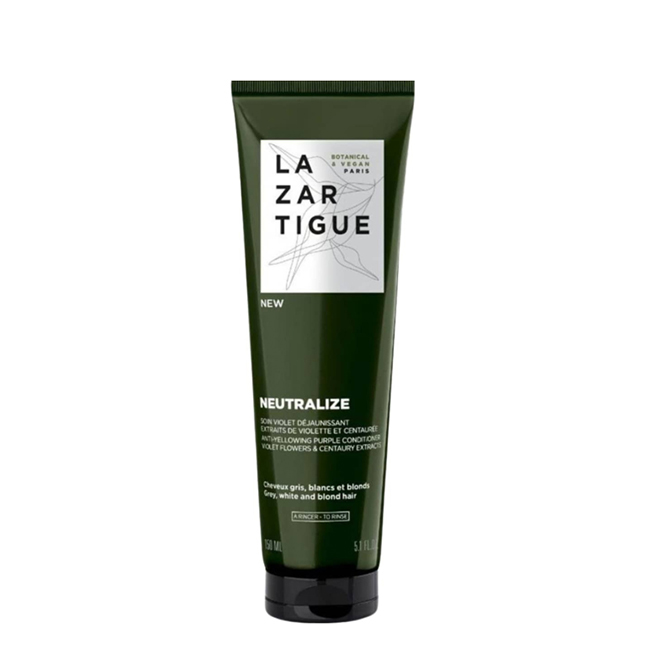 LazartigueNeutralizeAnti-YellowingPurpleConditioner150ml Bottle of Lazartigue Neutralize Anti-Yellowing Purple Conditioner by Lazartigue, a purple conditioner indicated for blonde hair.