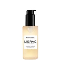 Bottle  of  Lierac  Phytolastil  The  Massage  Oil  by  Lierac,  a  massage  oil  indicated  for  preventing  stretch  marks.