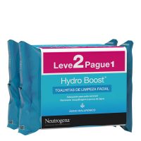 Box  of  Neutrogena  Hydro  Boost  Wipes  by  Neutrogena,  a  cleansing  wipe  indicated  for  removing  make-up  and  moisturizing  the  skin.