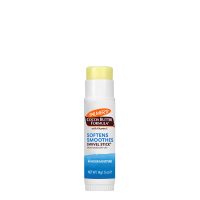 Product  container  of  Palmers  Cocoa  Butter  3-in-1  Stick  by  Palmers,  a  balm  stick  indicated  for  hydrating  lips,  face  and  body.