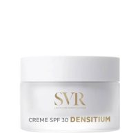 Jar  of  SVR  Densitium  Redensifying  Cream  SPF30  by  SVR,  a  silky  cream  indicated  for  mature  skin  and  aging  signs.