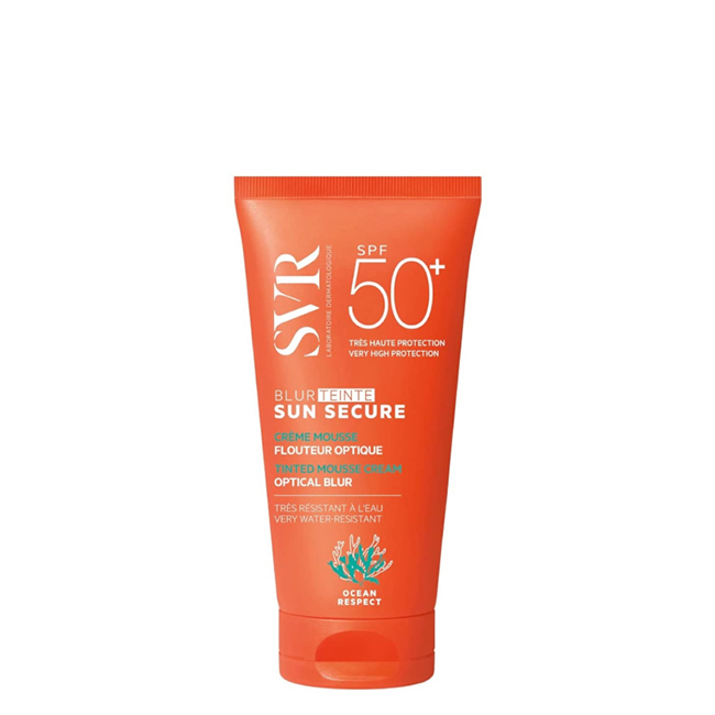 SVRSunSecureBlurTeintéSPF50+TintedMousseCream50ml SVR Sun Secure Blur Teinté SPF50+ Tinted Mousse Cream 50ml