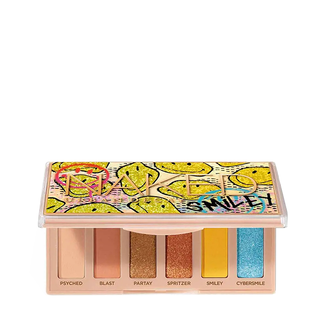 UrbanDecayNakedUDxSmileyMuchoHappyMiniEyeshadowPalette Urban Decay Naked UD x Smiley Mucho Happy Mini Eyeshadow Palette