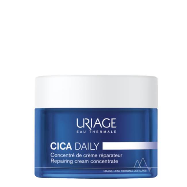 UriageCicaDailyRepairingCreamConcentrate50ml Tube of Uriage Cica Daily Repairing Cream Concentrate by Uriage, a velvety cream for repairing weakened skin.