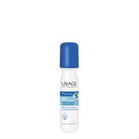 Bottle  of  Uriage  Pruriced  SOS  Soothing  Roll-On  by  Uriage,  a  creamy  roll-on  indicated  for  itching  and  insect  bites.