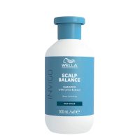 Bottle  of  Wella  Professionals  Invigo  Scalp  Balance  Deep  Cleansing  Shampoo  by  Wella  Professionals,  a  purifying  shampoo.