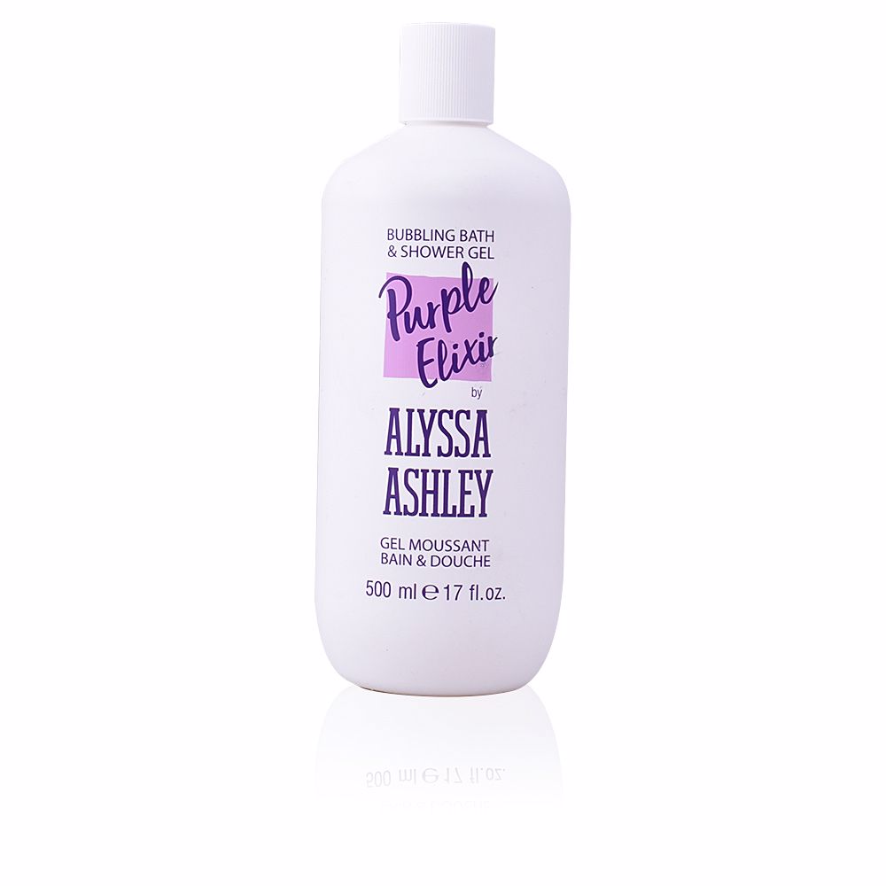AlyssaAshleyPurpleElixirBubblingBathandShowerGel500ml Alyssa Ashley Purple Elixir Bubbling Bath and Shower Gel 500ml
