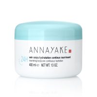 Bottle  of  Annayake  24H  Nourishing  Bodycare  Continuous  Hydration  by  Annayake,  a  body  cream  indicated  for  dry  skin  hydration.