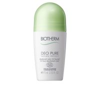Bottle  of  Biotherm  Deo  Pure  Natural  Protect  Roll-on  Deodorant  by  Biotherm,  a  roll-on  indicated  for  soothing  underarm  skin.