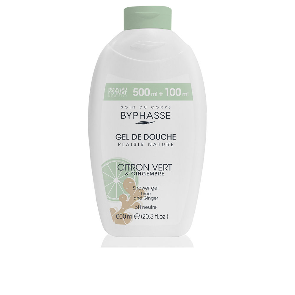 ByphasseLimeandGingerShowerGel600ml Byphasse Lime and Ginger Shower Gel 600ml - 画像 (1)