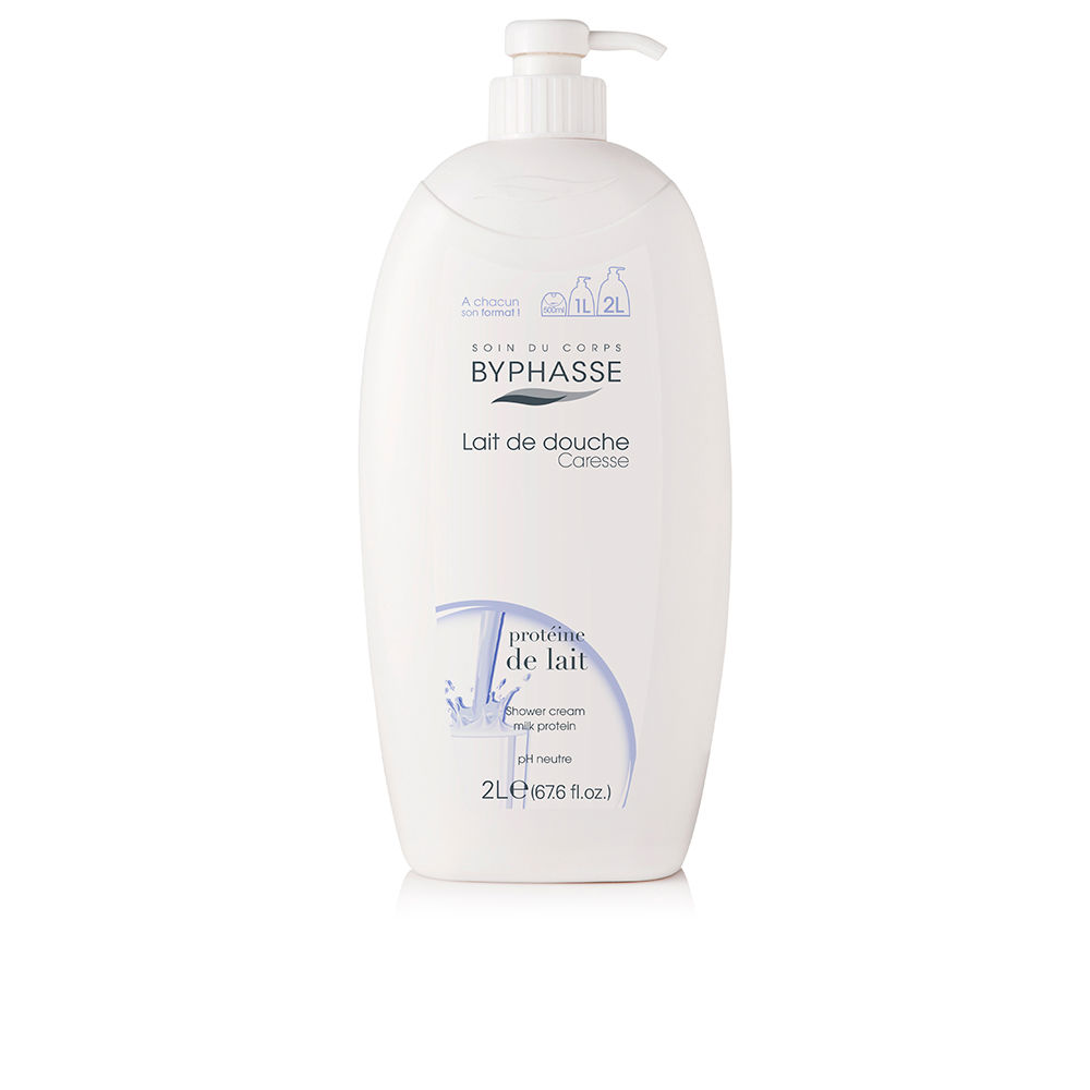 ByphasseMilkProteinCaresseShowerCream2000ml Byphasse Milk Protein Caresse Shower Cream 2000ml - Image 1