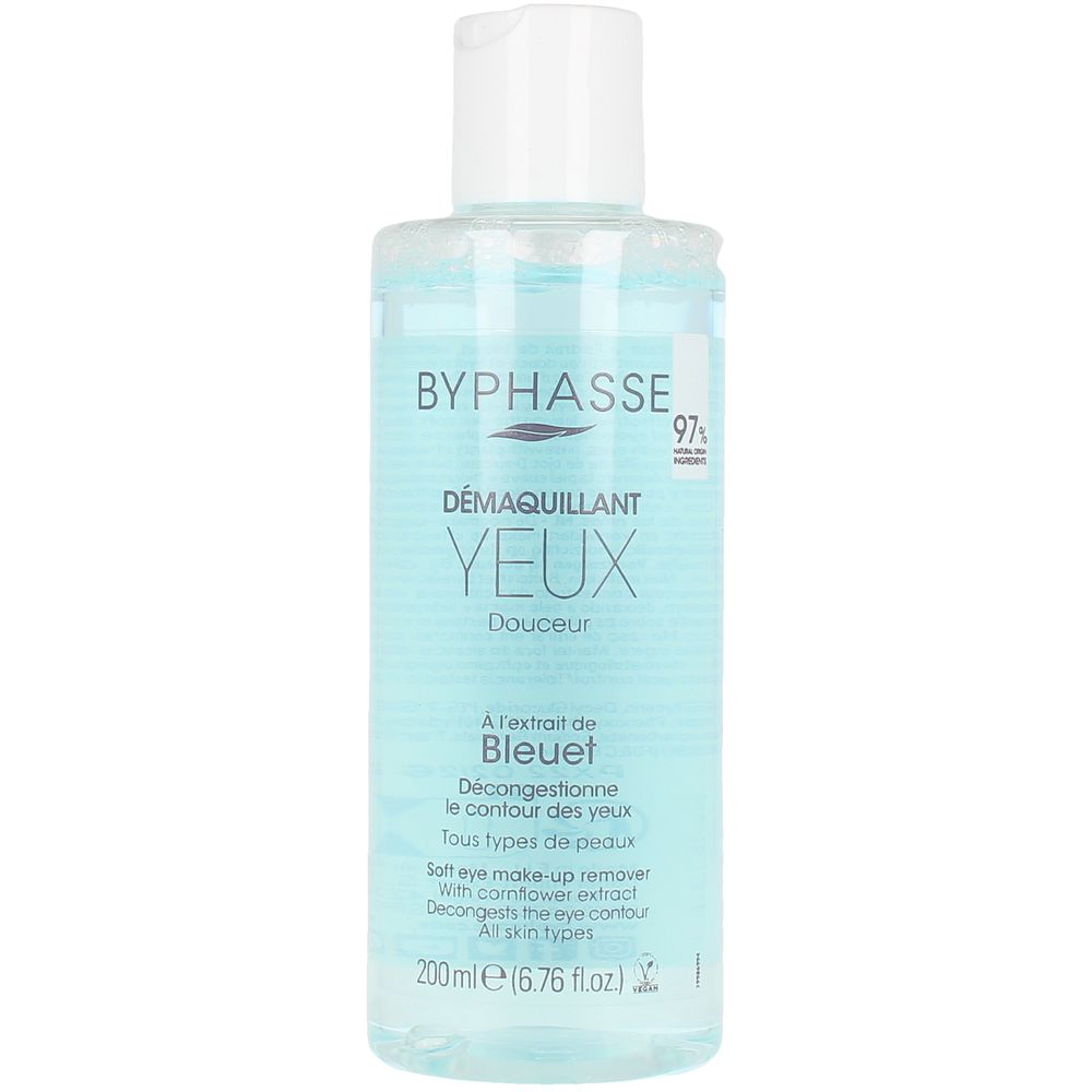 ByphasseSoftEyeMakeupRemoverwithCornflowerExtract200ml Byphasse Soft Eye Makeup Remover com Extrato de Cornflower 200ml - Image 1