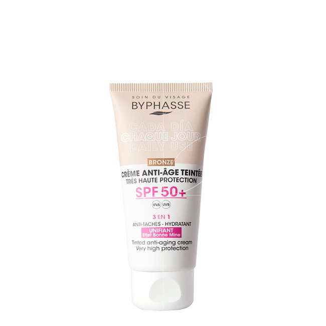 ByphasseTintedAnti-AgingCreamSPF50+ColorBronze50ml Byphasse Tinted Anti-Aging Cream SPF50+ Color Bronze 50ml