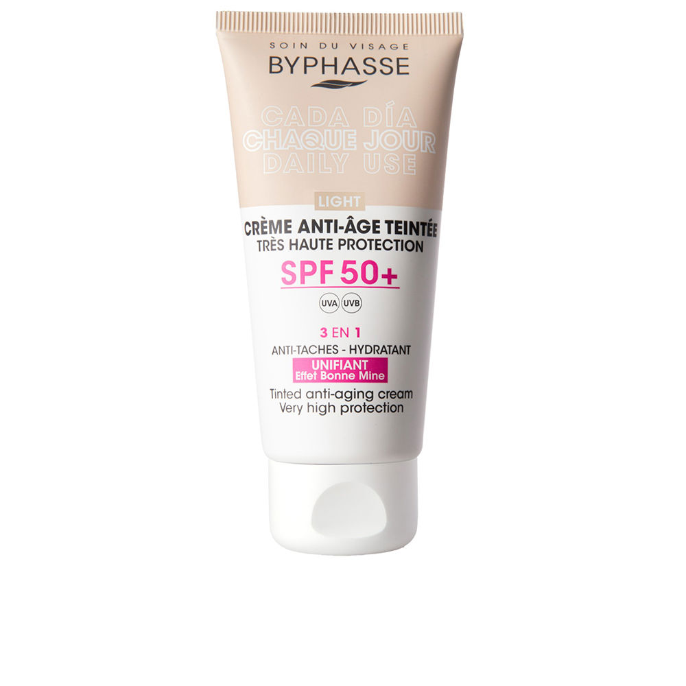 ByphasseTintedAnti-AgingCreamSPF50ColorLight50ml Byphasse Tinted Anti-Aging Cream SPF50+ Color Light 50ml - Image 1