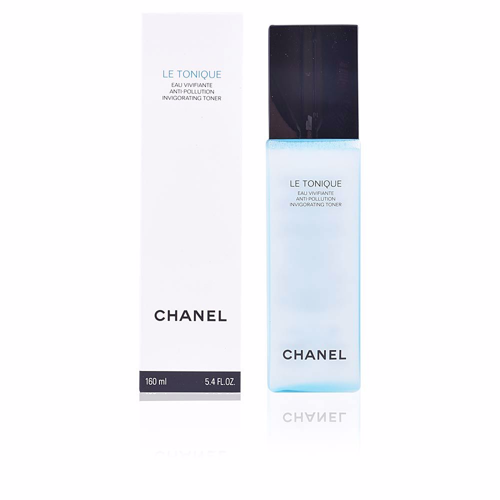 ChanelLeToniqueAnti-PollutionInvigoratingToner160ml Bottle of Chanel Le Tonique Anti-Pollution Invigorating Toner, a toner indicated for cleansing skin and protecting from pollution.
