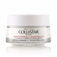 Jar  of  Collistar  Pure  Actives  Vitamin  C  and  Ferulic  Acid  Cream  by  Collistar,  a  cream  indicated  for  brightening  and  antioxidant  care.