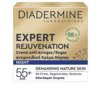 Jar  of  Diadermine  Expert  Rejuvenation  Anti-Wrinkle  Night  Cream  by  Diadermine,  a  night  cream  indicated  for  mature  skin  repair.