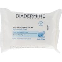 Box  of  Diadermine  Makeup  Remover  Wipes  by  Diadermine,  a  makeup  removing  wipe  indicated  for  normal  and  combination  skin.