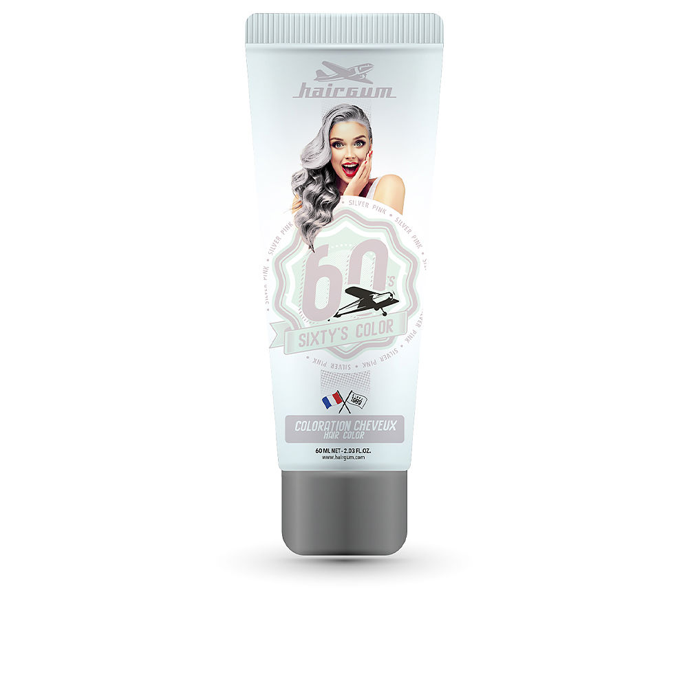 HairgumSixtySColorHairColorSilverPink Hairgum Sixty S Color Hair Color Silver Pink - Image 1