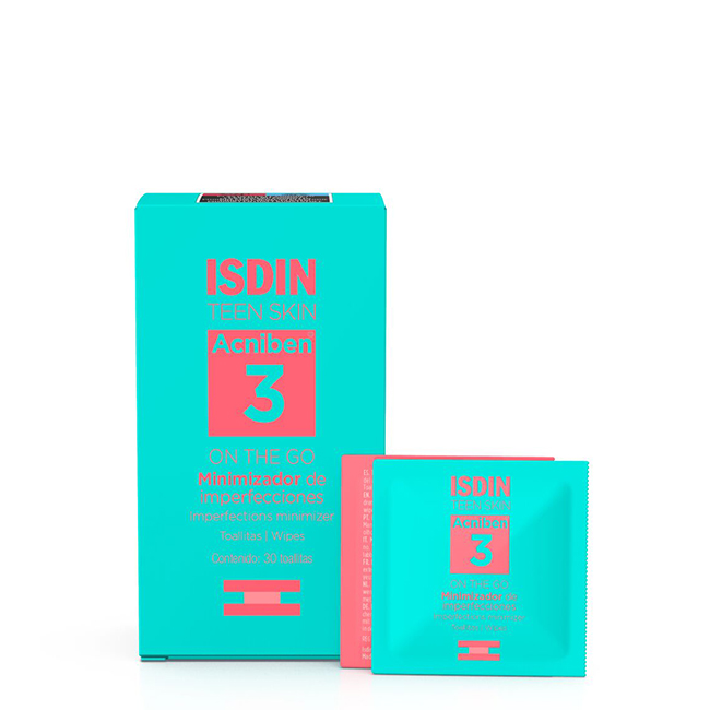IsdinAcnibenLocalizedImperfectionsMinimizerWipesx30 Isdin Acniben Localized Imperfections Minimizer Wipes x30