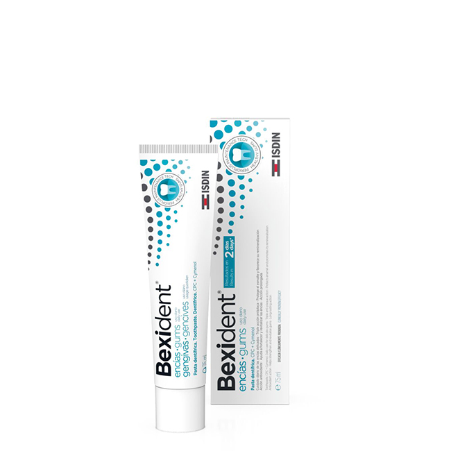 IsdinBexidentGumsDailyUseToothpaste75ml Tube of Isdin Bexident Gums Daily Use Toothpaste by Isdin, a toothpaste indicated for daily cleaning and preventing gum problems.