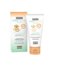 Tube  of  Isdin  Babynaturals  ZN  40  Repairing  Ointment  by  Isdin,  an  ointment  indicated  for  treating  irritated  diaper  dermatitis.
