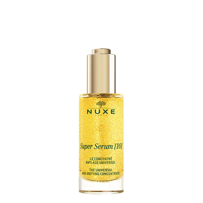 Nuxe Super Serum 10 Age-Defying Concentrate 50ml Bottle of Nuxe Super Serum 10 Age-Defying Concentrate by Nuxe, a concentrate indicated for correcting signs of skin aging.
