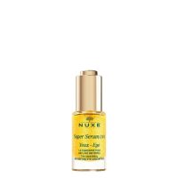 Bottle  of  Nuxe  Super  Sérum  10  Age-Defying  Eye  Concentrate  by  Nuxe,  a  concentrate  indicated  for  reducing  eye  wrinkles.