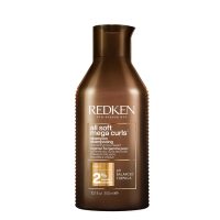 Bottle  of  Redken  Acidic  Bonding  Curls  Shampoo  by  Redken,  a  fortifying  shampoo  indicated  for  processed  curly  and  coily  hair.