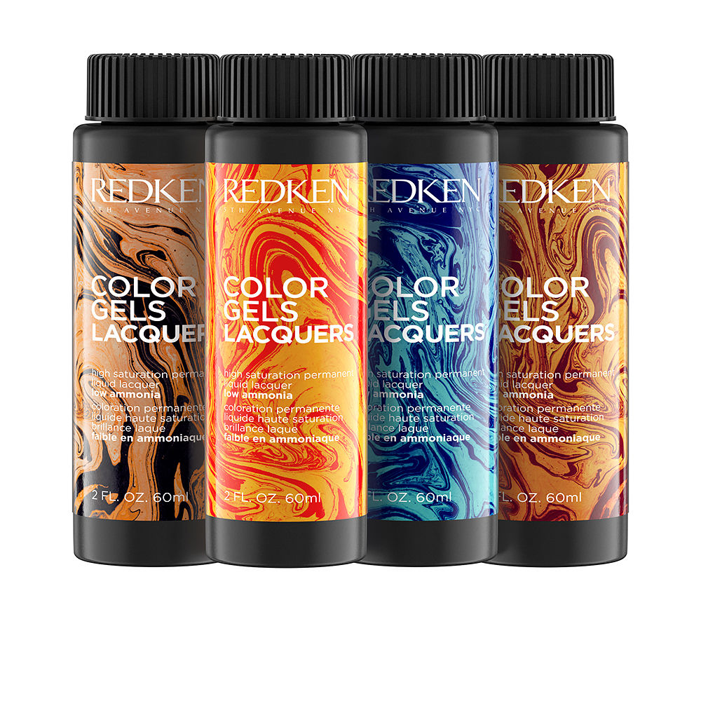 RedkenColorGelLacquersColor5NASmoke60ml Product container of Color Gel Lacquers Color 5NA Smoke by Redken, a gel-liquid lacquer for high saturation hair color.
