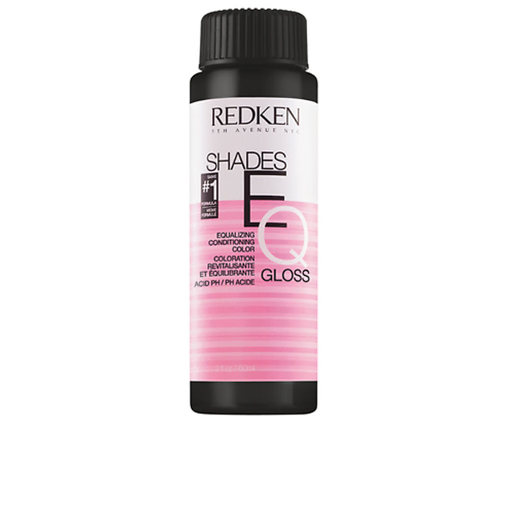 RedkenShadesEQGlossColor07MDriftwood60ml Box of Redken Shades EQ Gloss Color 07M Driftwood, a liquid demi-permanent hair color for adding shine and enhancing tone.