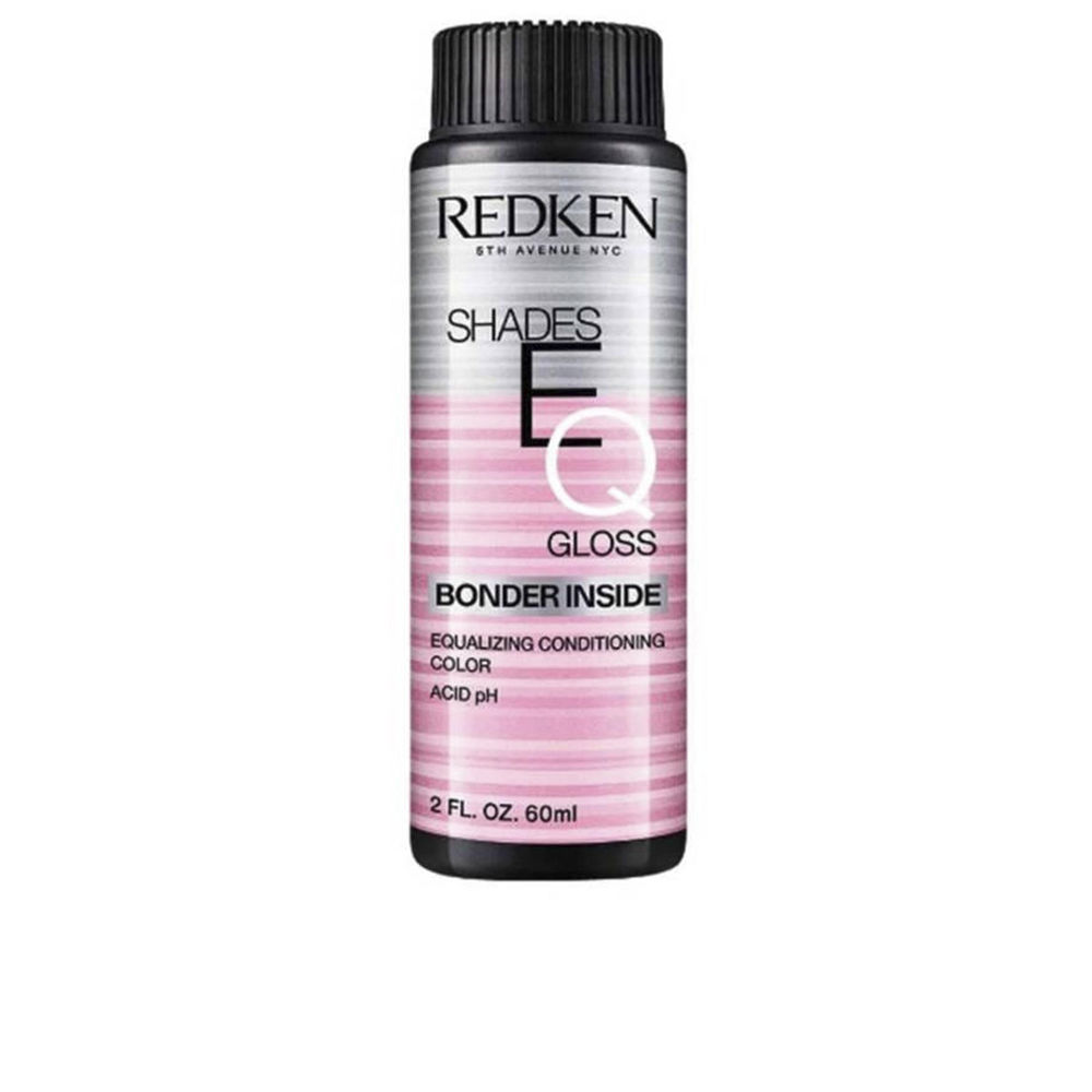 RedkenShadesEQGlossBonderInsideColor08NCH60ml Box of Redken Shades EQ Gloss Bonder Inside Color 08NCH, a liquid toner indicated for strengthening sensitized hair.