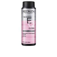 Box  of  Redken  Shades  EQ  Gloss  Bonder  Inside  Color  07NCH  Fondue,  a  liquid  toner  indicated  for  strengthening  sensitized  hair.
