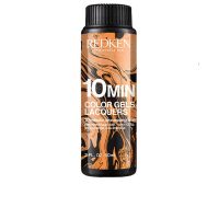 Bottle  of  Redken  Color  Gel  Lacquers  10  Minutes  Color  6ABN  by  Redken,  a  gel-liquid  indicated  for  fast  grey  coverage.