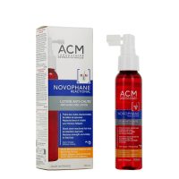 Spray  of  ACM  Novophane  Reactional  Anti-Hair  Loss  Lotion  by  ACM,  a  lotion  indicated  for  attenuating  reactional  hair  loss.
