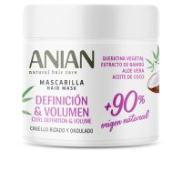 Jar  of  Anian  Definition  and  Volume  Vegetable  Keratin  Mask  by  Anian,  a  hair  mask  indicated  for  defining  curly  hair.