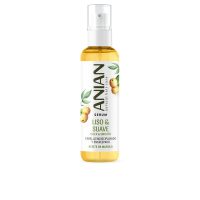 Bottle  of  Anian  Smooth  and  Soft  Serum  by  Anian,  a  serum  indicated  for  eliminating  frizz  and  adding  shine  to  hair.