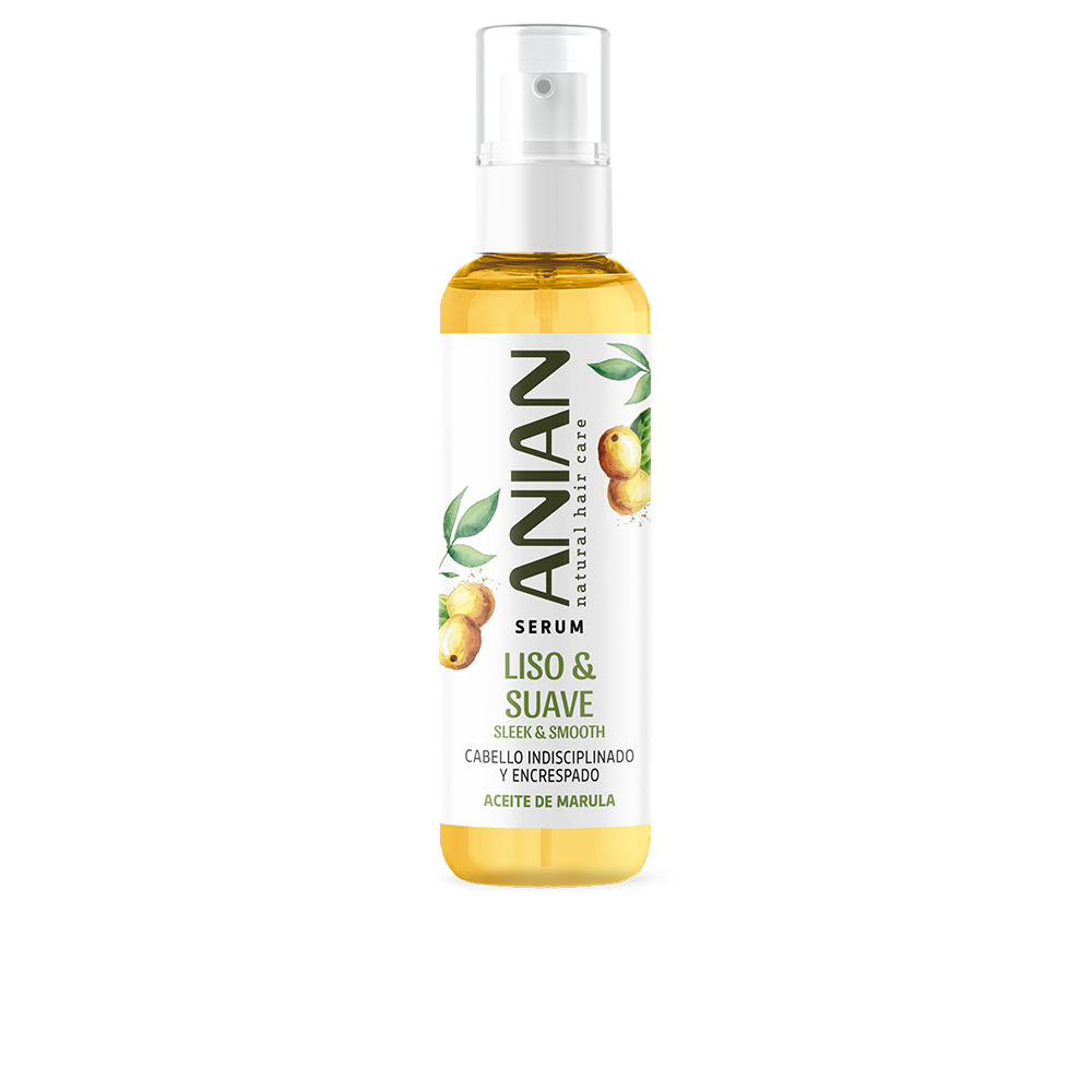 AnianSmoothandSoftSerum100ml Bottle of Anian Smooth and Soft Serum by Anian, a serum indicated for eliminating frizz and adding shine to hair.