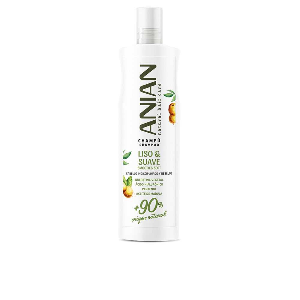 AnianSmoothandSoftShampoo400ml Bottle of Anian Smooth and Soft Shampoo by Anian, a shampoo indicated for smoothing unruly and frizz-prone hair.