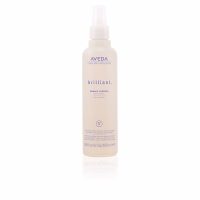 Spray  of  Aveda  Brilliant  Damage  Control  by  Aveda,  a  pre-styling  spray  indicated  for  protecting  hair  from  heat  damage.