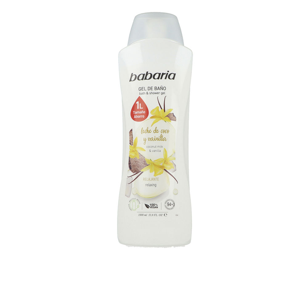 BabariaCoconut&VanillaMilkShowerGel1000ml Babaria Coconut & Vanilla Milk Shower Gel 1000ml