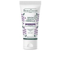 Bottle  of  Beauterra  Marseille  Lavender  Liquid  Soap  by  Beauterra,  a  liquid  soap  indicated  for  cleansing  hands  and  body.