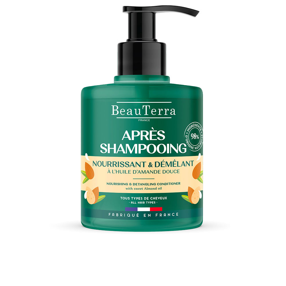 BeauterraNourishingandDetanglingConditioner500ml Bottle of Beauterra Nourishing and Detangling Conditioner by Beauterra, a conditioner indicated for detangling hair and shine.