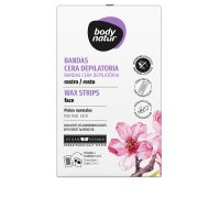Body Natur Face Wax Strips for Normal Skin x12