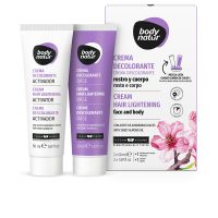 Body Natural Face and Body Hair Lightening Cream Sweet Almond 2x50ml