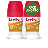 Box  of  Byly  Extrem  Citrus  100H  Duo  Roll-On  Deodorant  by  Byly,  a  roll-on  deodorant  indicated  for  absorbing  sweat  and  bad  odors.