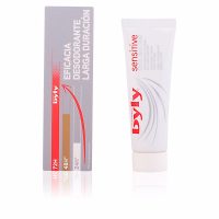 Tube  of  Byly  Sensitive  Deodorant  Cream  by  Byly,  a  hypoallergenic  deodorant  cream  indicated  for  protecting  sensitive  underarms.